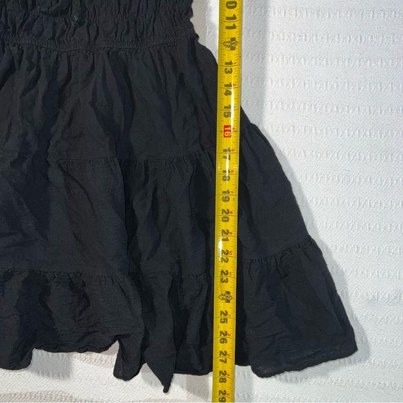 Womens Y2K Babydoll Fairy Grunge Dress M Milkmaid Whimsigoth Cottage Cotton - Picture 6 of 6